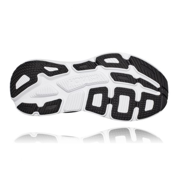 hoka bondi 7 black white