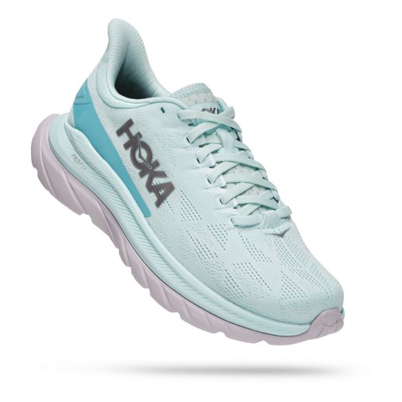 Hoka Mach 4 running shoes blue women online? Find it at triathlon ...