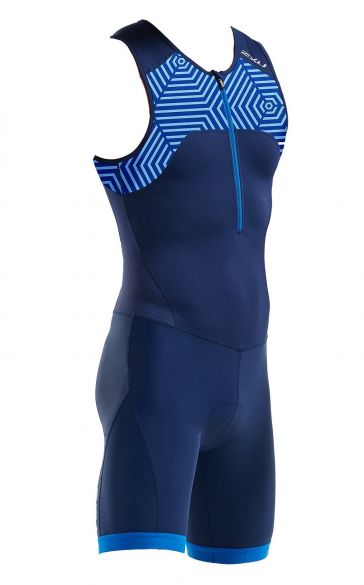 2XU Active sleeveless trisuit blue men MT5540d  MT5540d-NVY/LBP