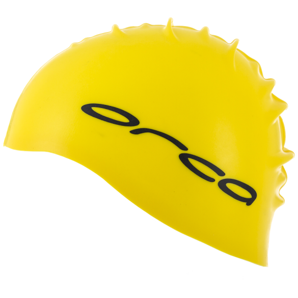Orca Silicone swim cap yellow  DVA050