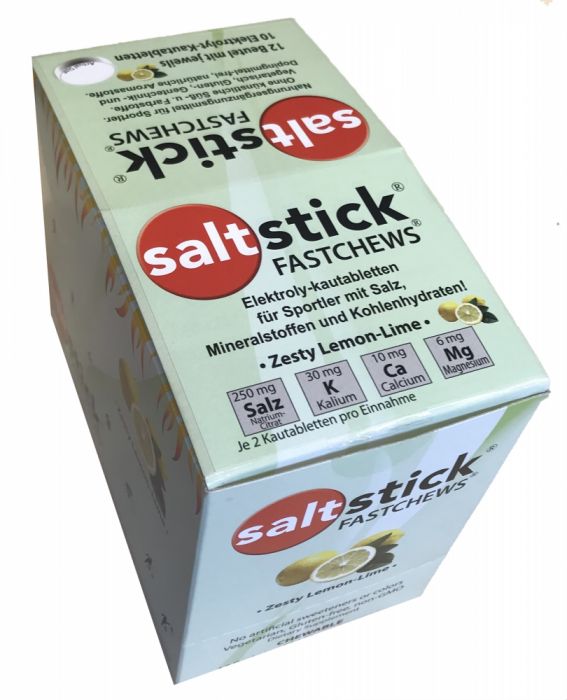 Saltstick Fastchews tray lemon 12 x 10 pieces  SAFCTL