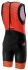 Castelli Short distance race trisuit back zip sleeveless orange men  18111-034
