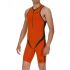 Arena Carbon pro front zip sleeveless trisuit orange men  AR1A936-35