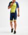 2XU Perform short sleeve trisuit blue/yellow men  MT5525d-NVY/LMA