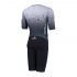 Sailfish Aerosuit perform trisuit short sleeve grey men  SL1421