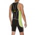 Arena ST rear zip sleeveless trisuit black/green women  AR25097-56