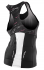 Orca Core Support singlet sleeveless tri top black/white women  JVC802