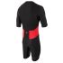 Zone3 Activate trisuit short sleeve black/red men  TS21MACTS108